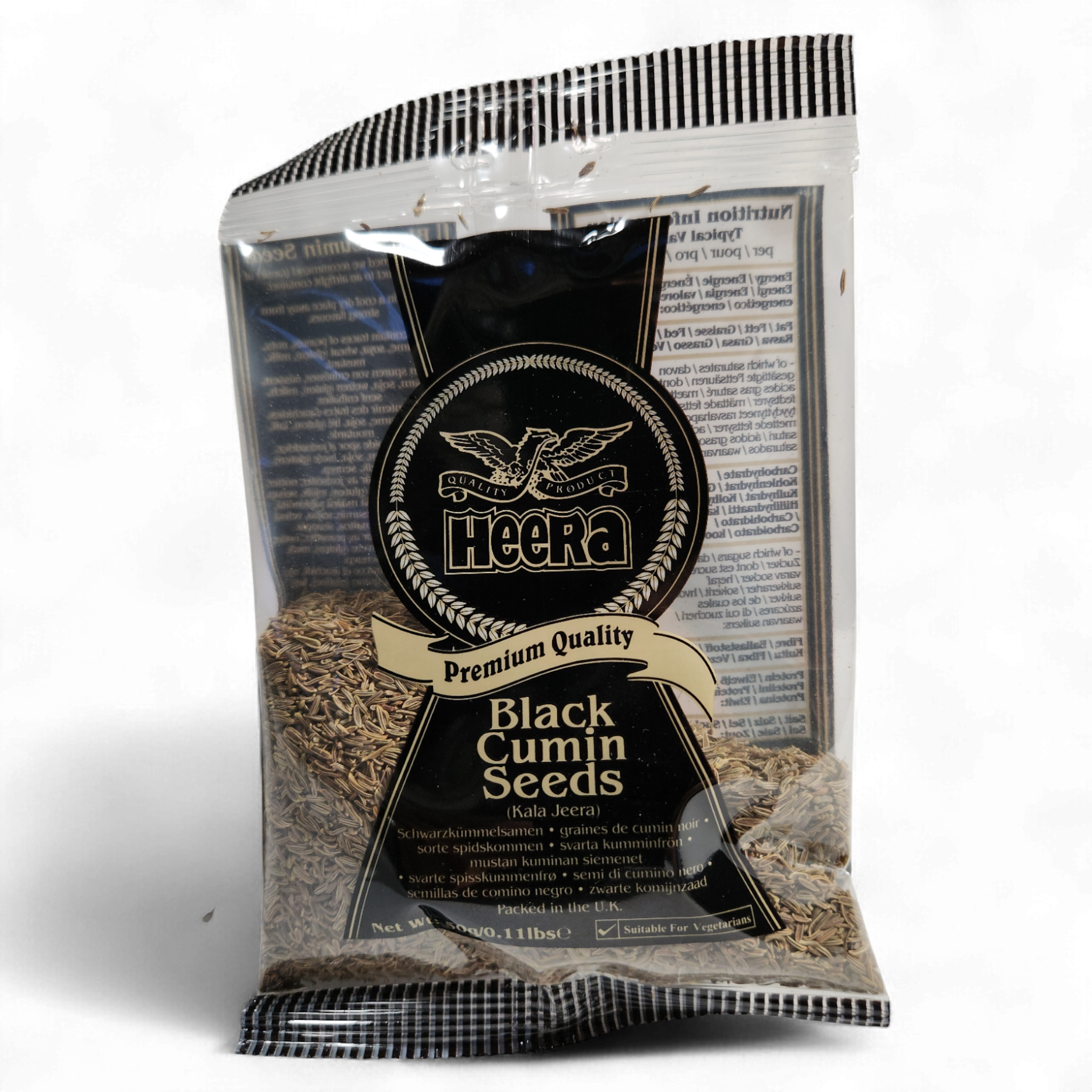 Heera Black Cumin Seeds (Kala Jeera) Heera Black Cumin Seeds (Kala Jeera)