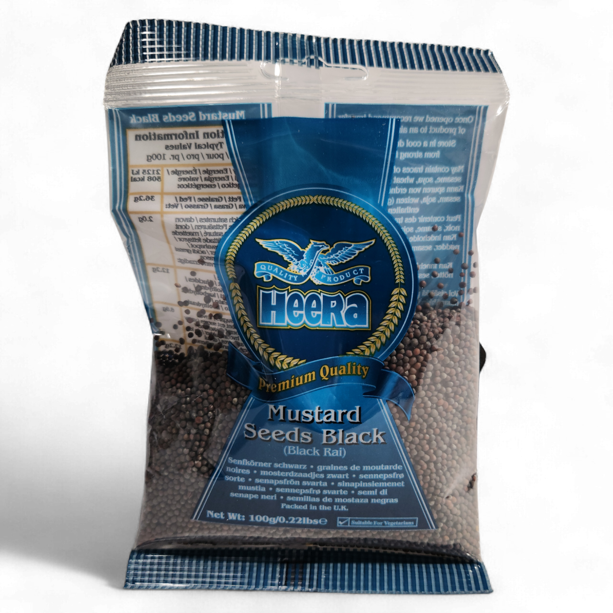 Heera Mustard Seeds Black (Black Rai) Heera Mustard Seeds Black (Black Rai)