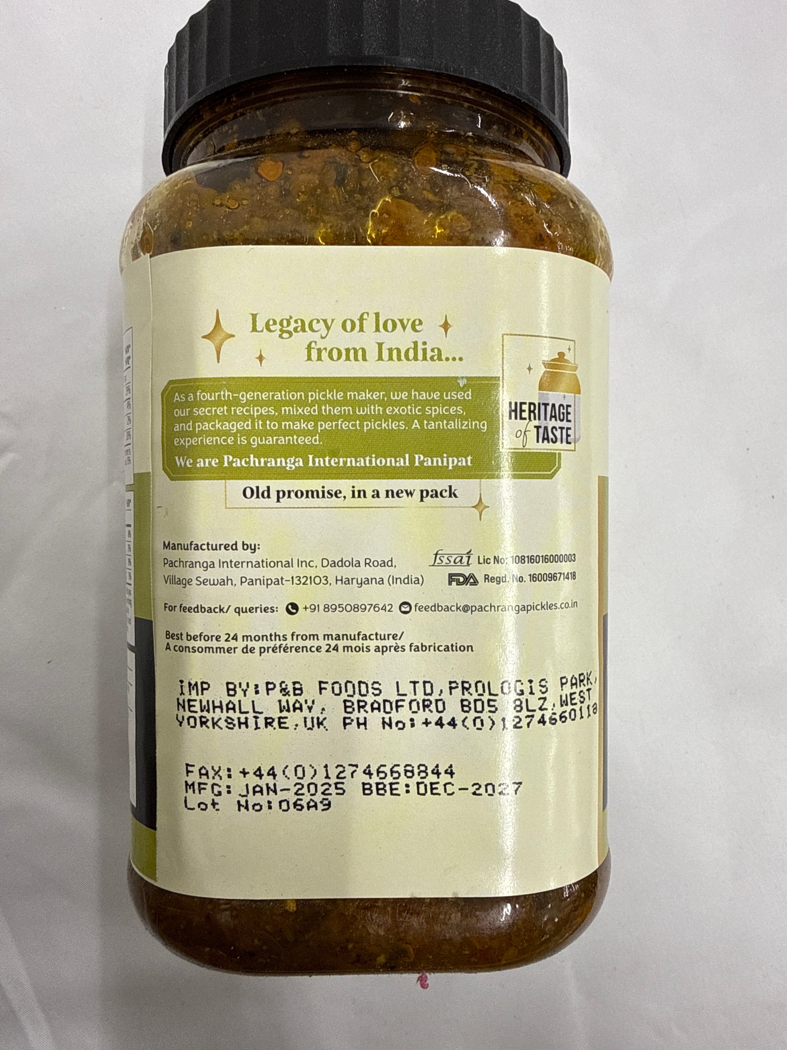 Pachranga Karela Pickle 800g