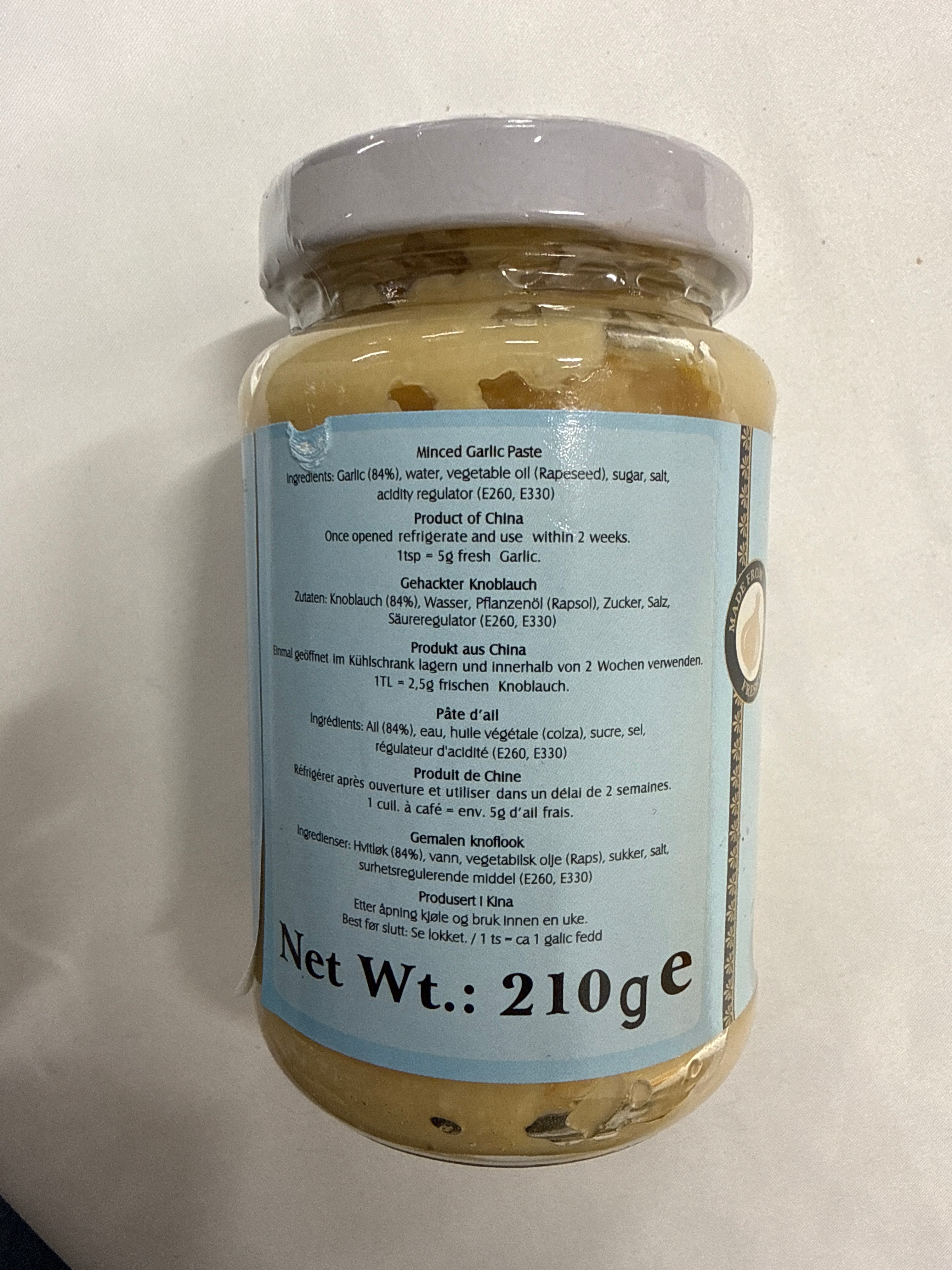 Heera Minced Garlic Paste 210g