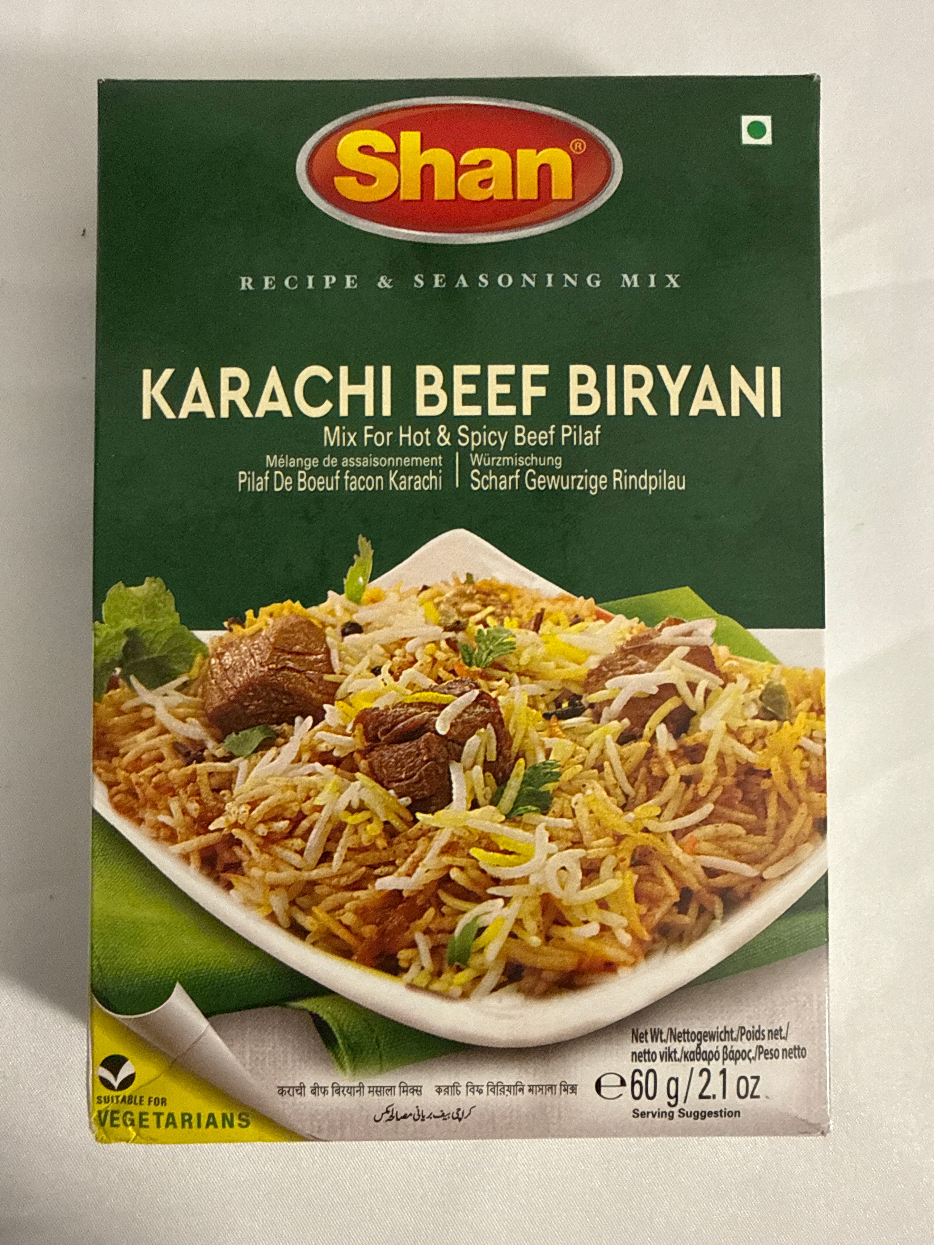 Shan Karachi Beef Biryani Masala 60g