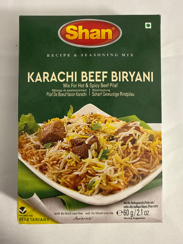 Shan Karachi Beef Biryani Masala 60g