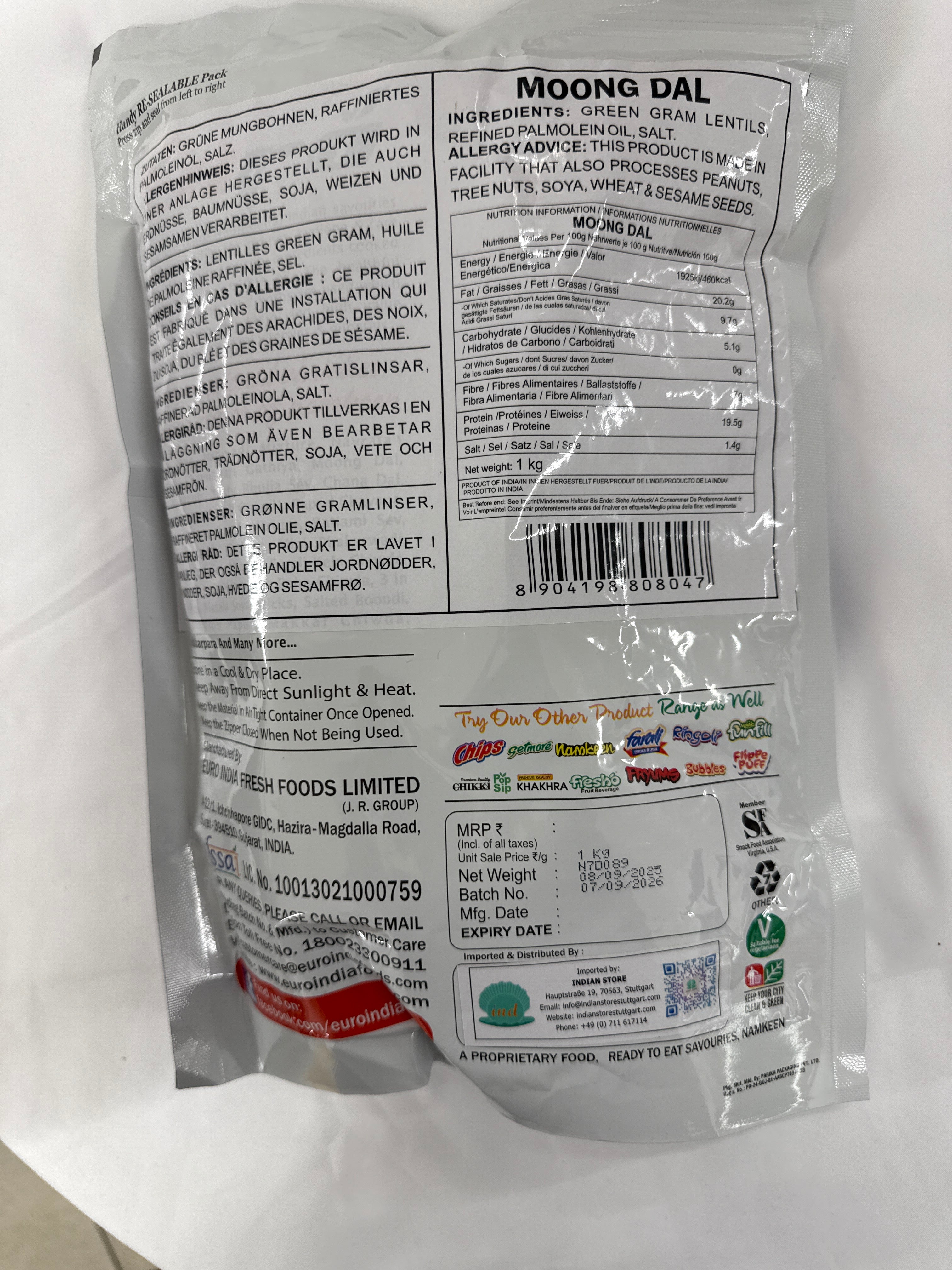 Euro Moong Dal - 1kg