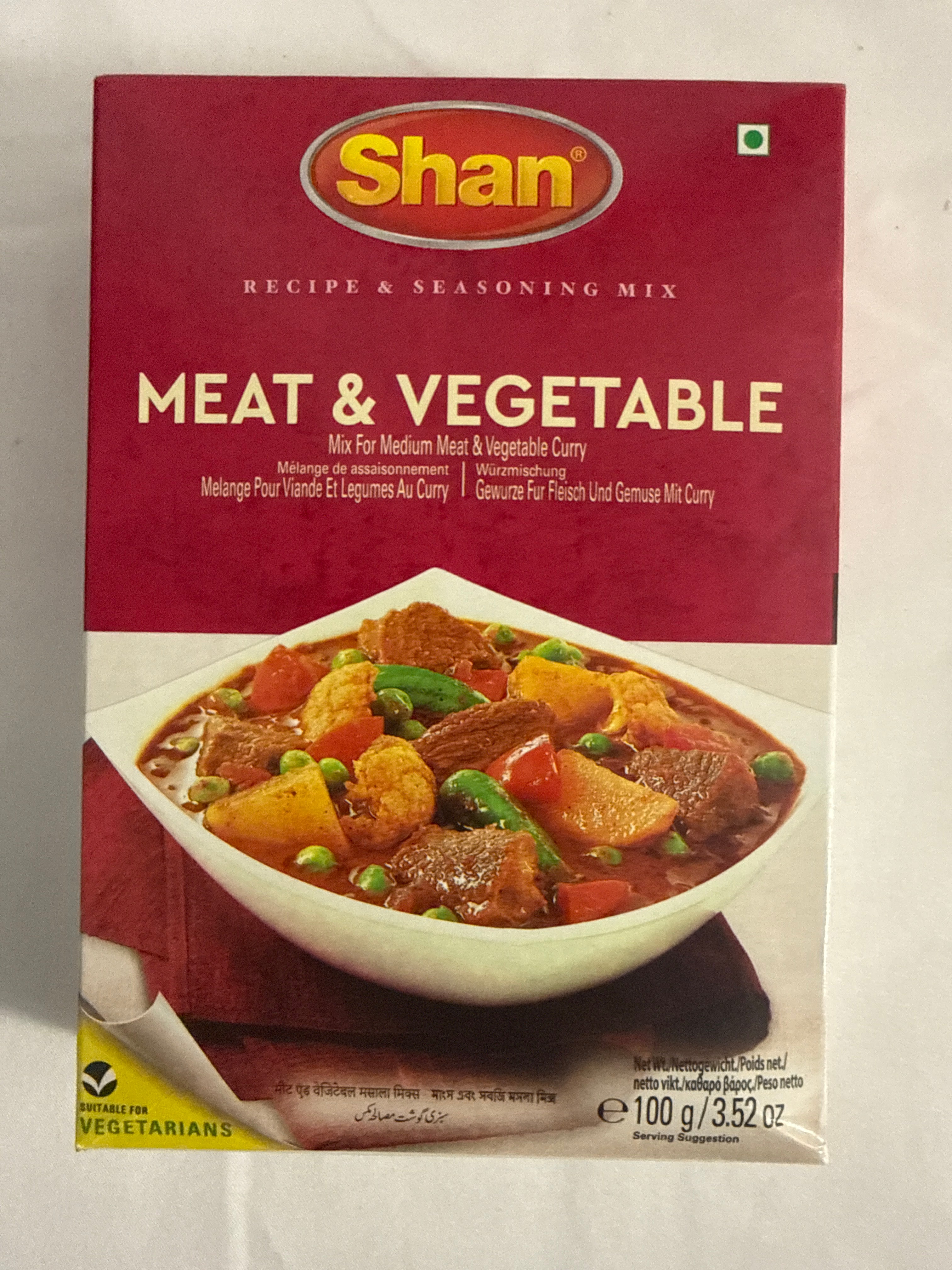 Shan meat & vegetable 100 g