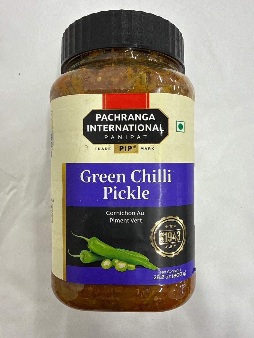 Pachranga Green Chilli Pickle 800g