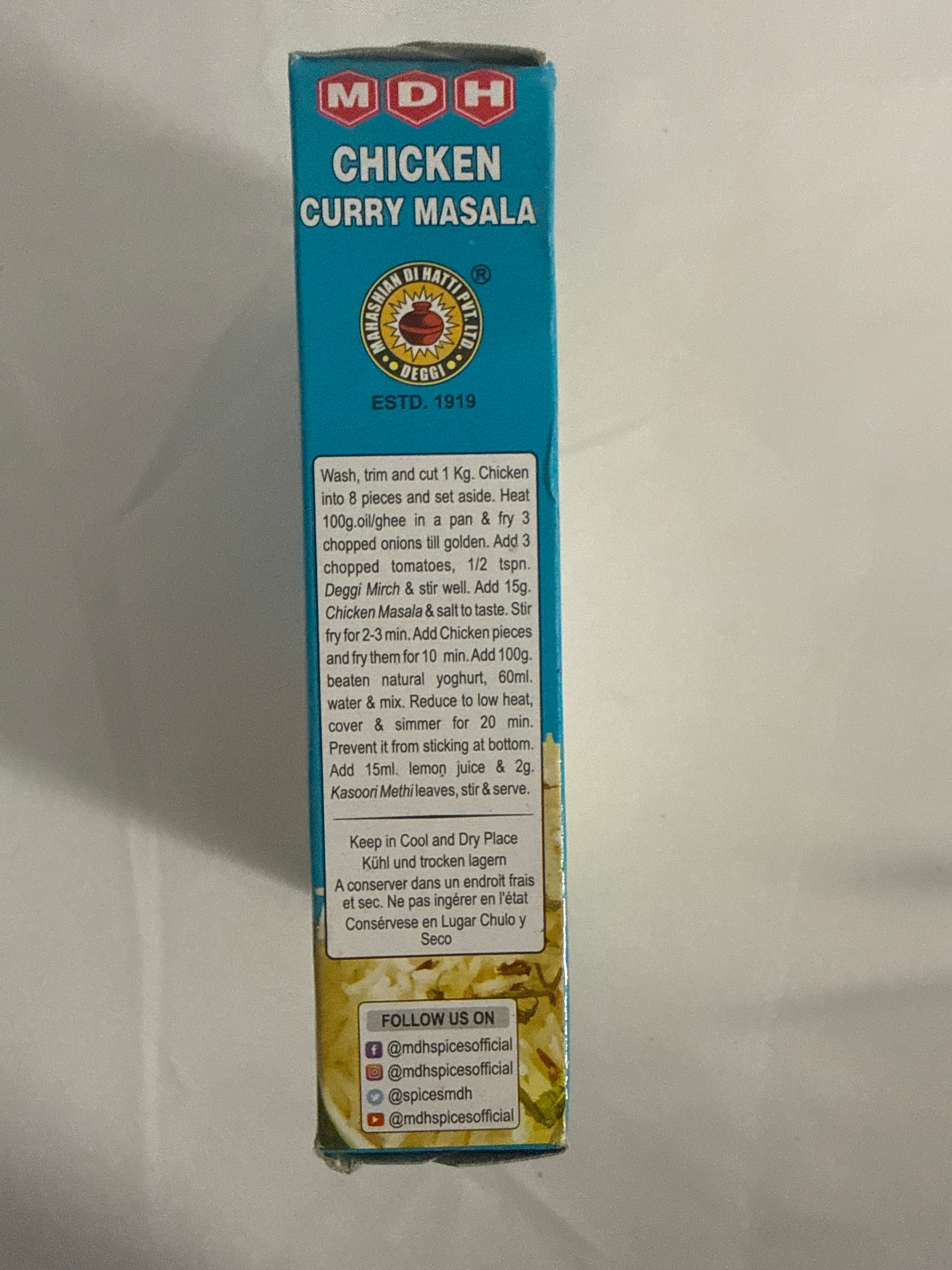 Mdh chicken curry masala 100g