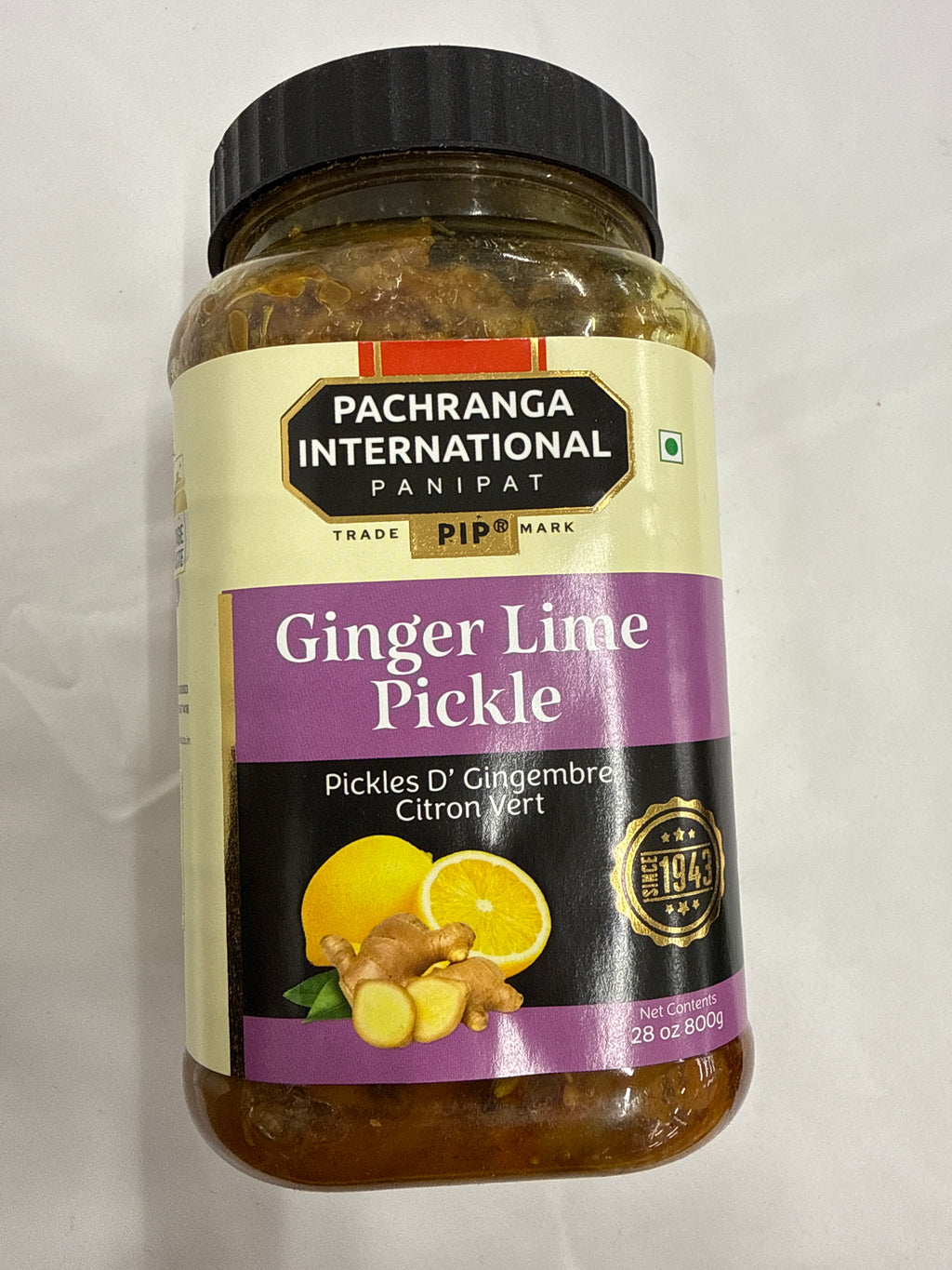 Pachranga Ingwer-Limetten-Pickles 800g