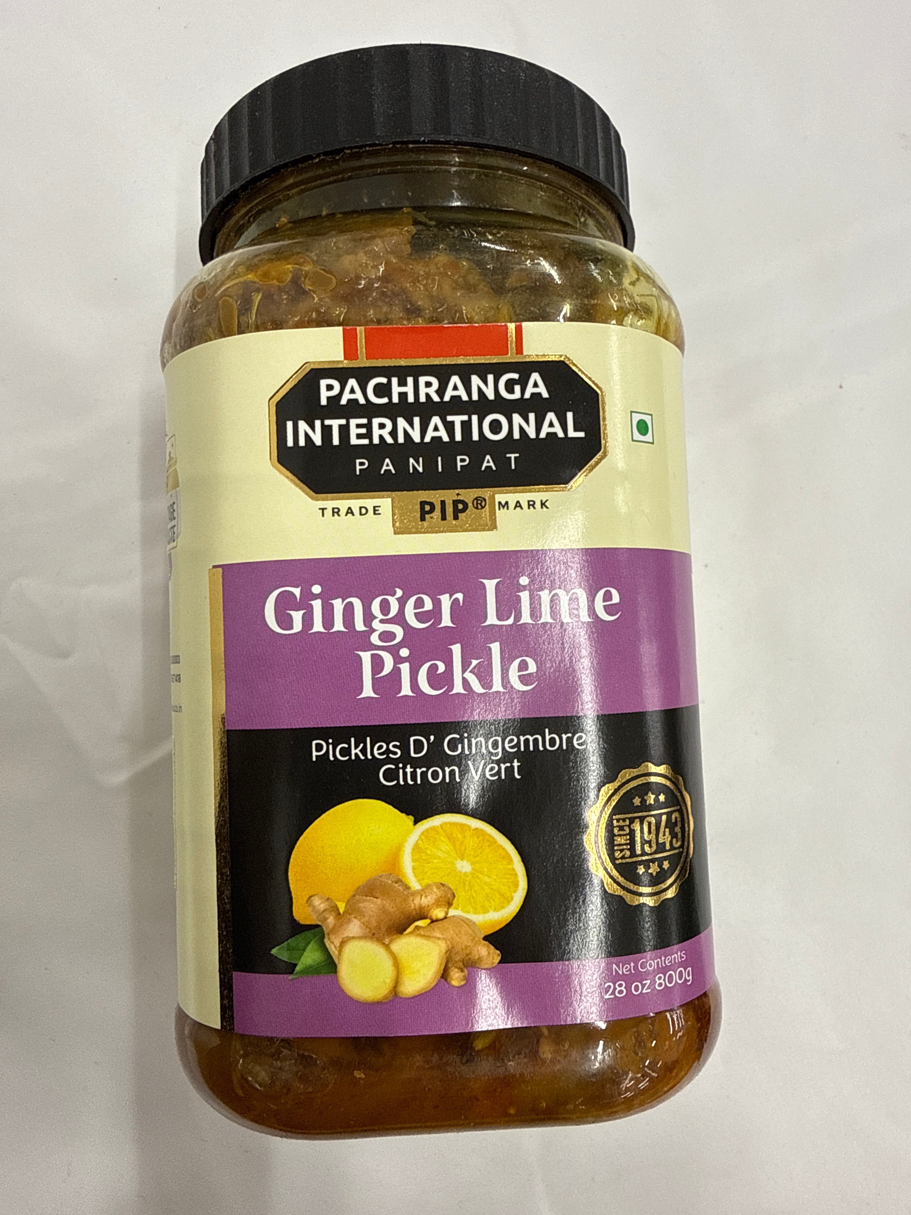 Pachranga Ginger Lime Pickle 800g