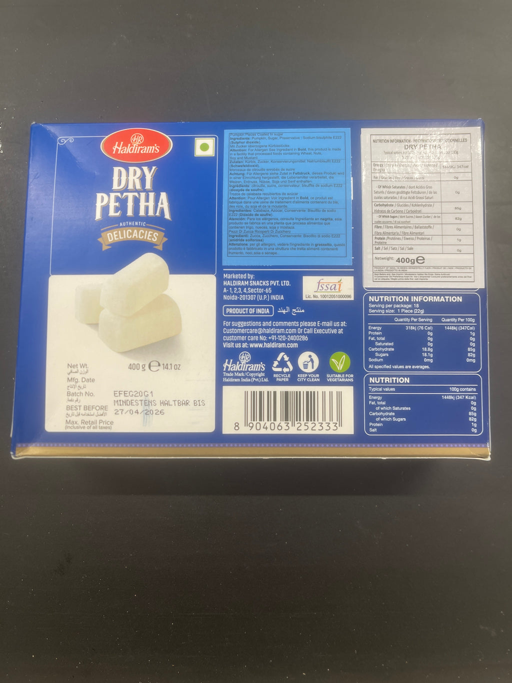 Haldiram Dry Petha