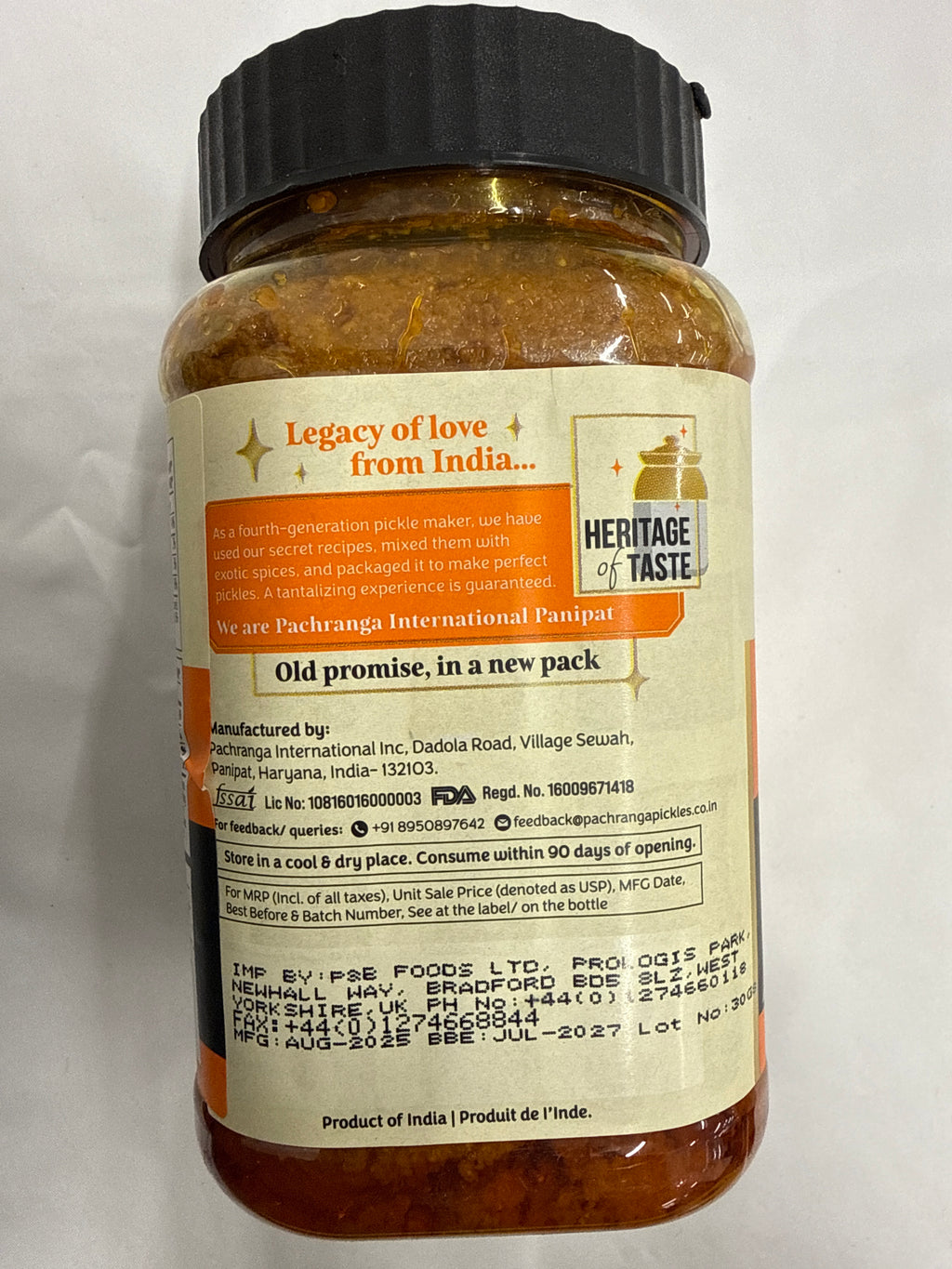 Pachranga Amla Pickle 800g