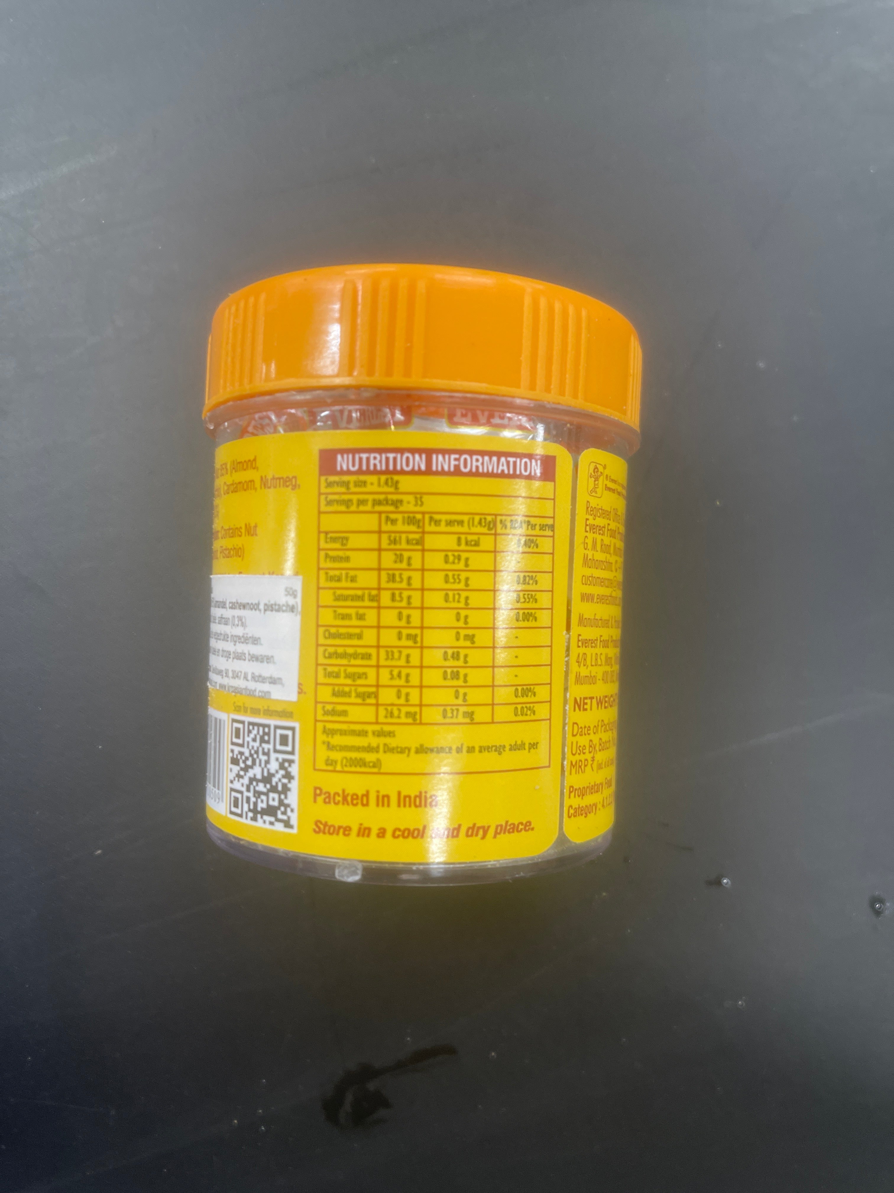 Everest Kesari Milk Masala 50g