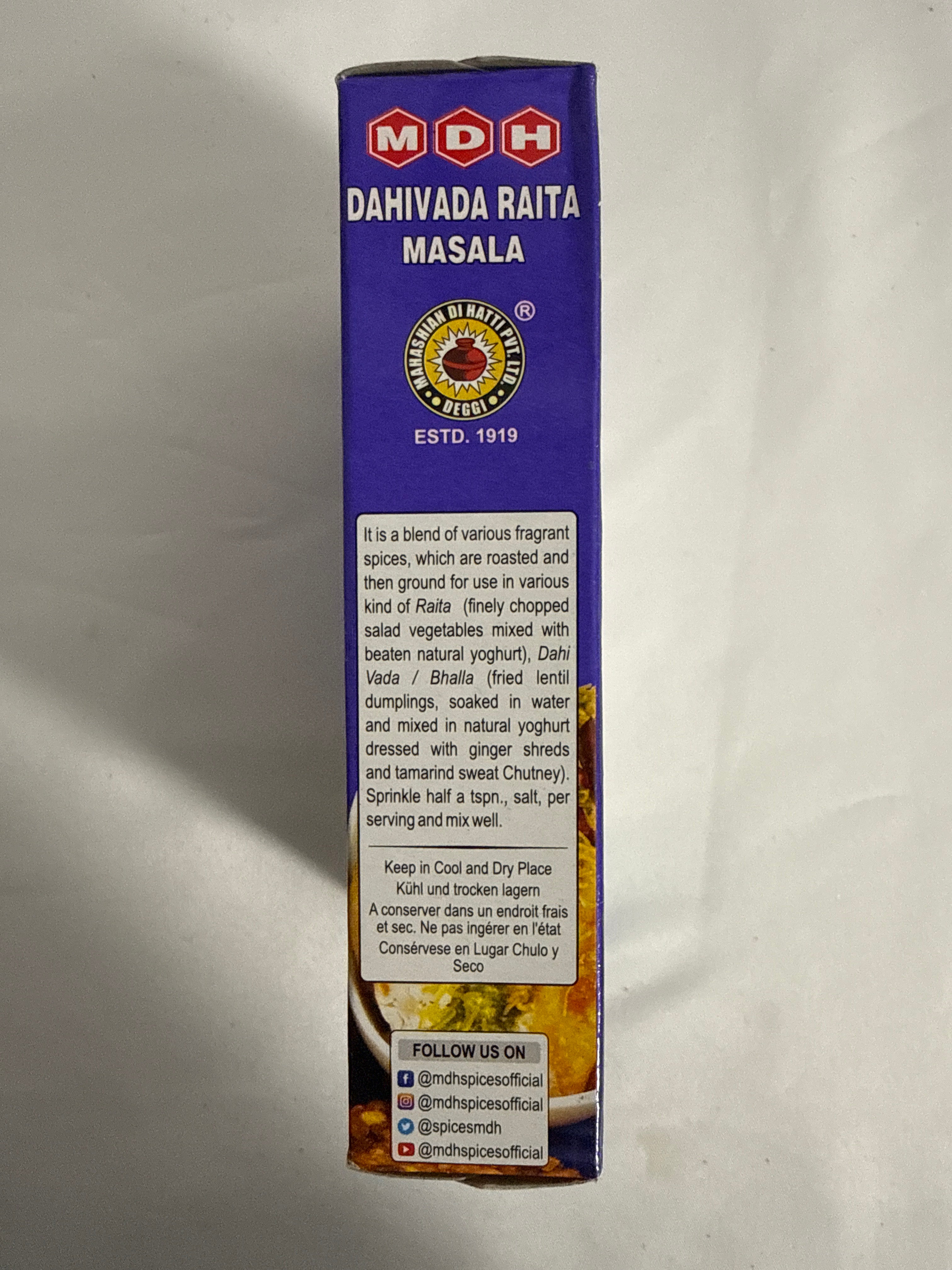 MDH Dahivada Raita Masala 100g