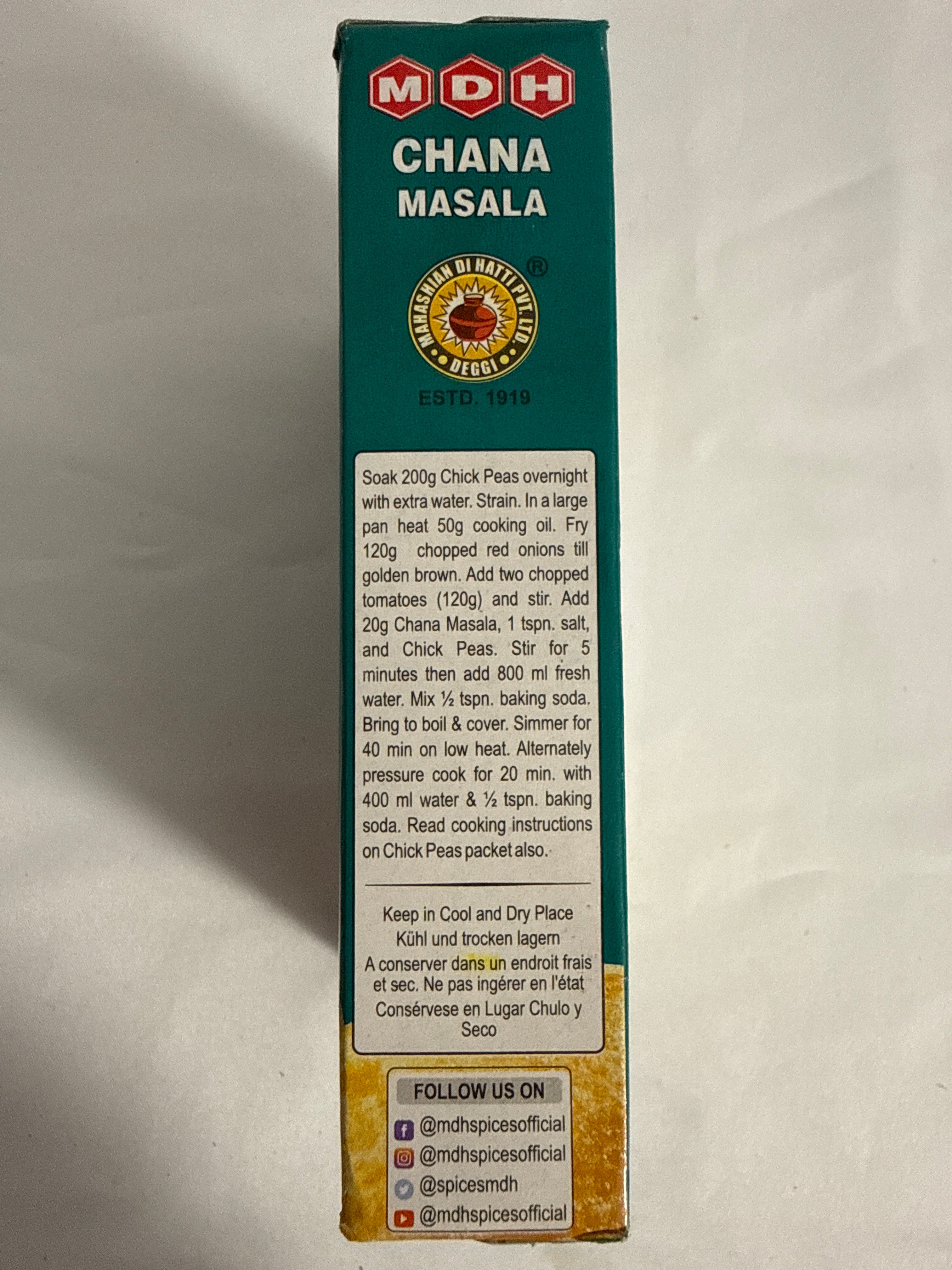 MDH Chana Masala 100g
