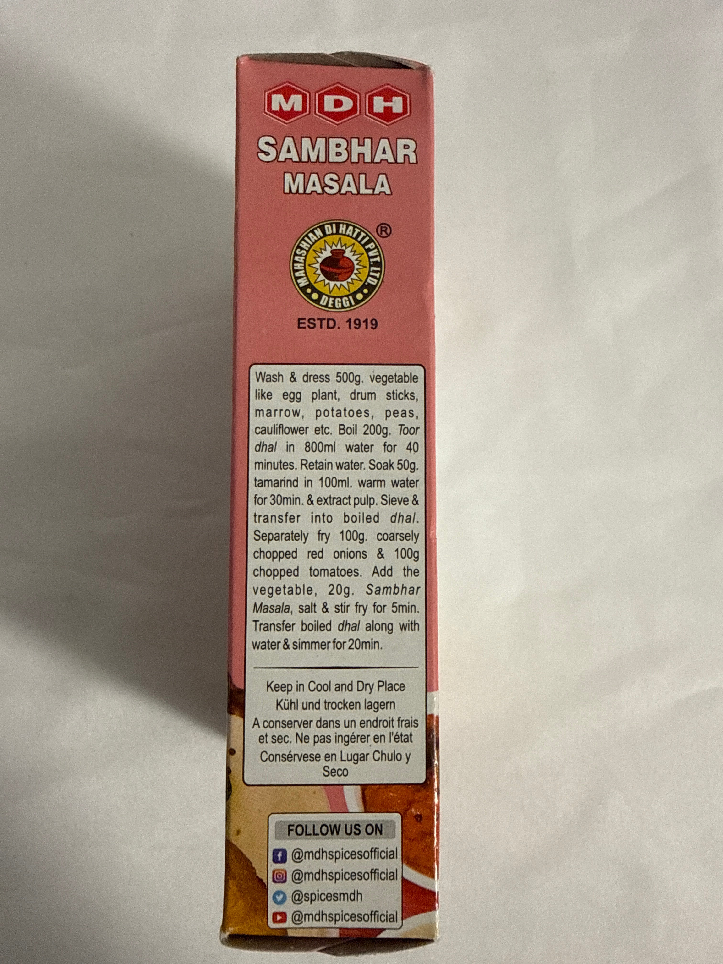 MDH Sambhar Masala 100g