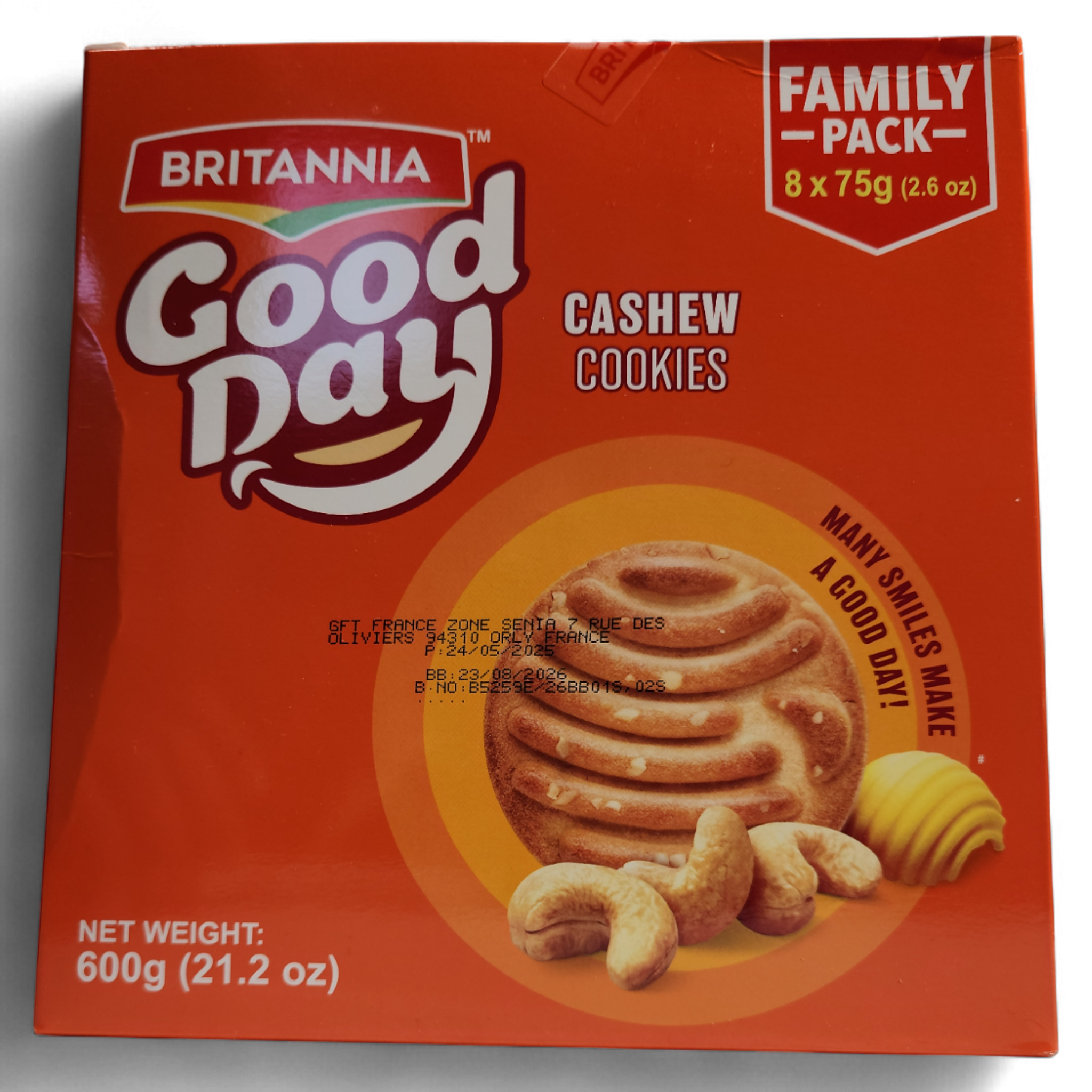 Britannia Good Day Cashew Cookies 231g