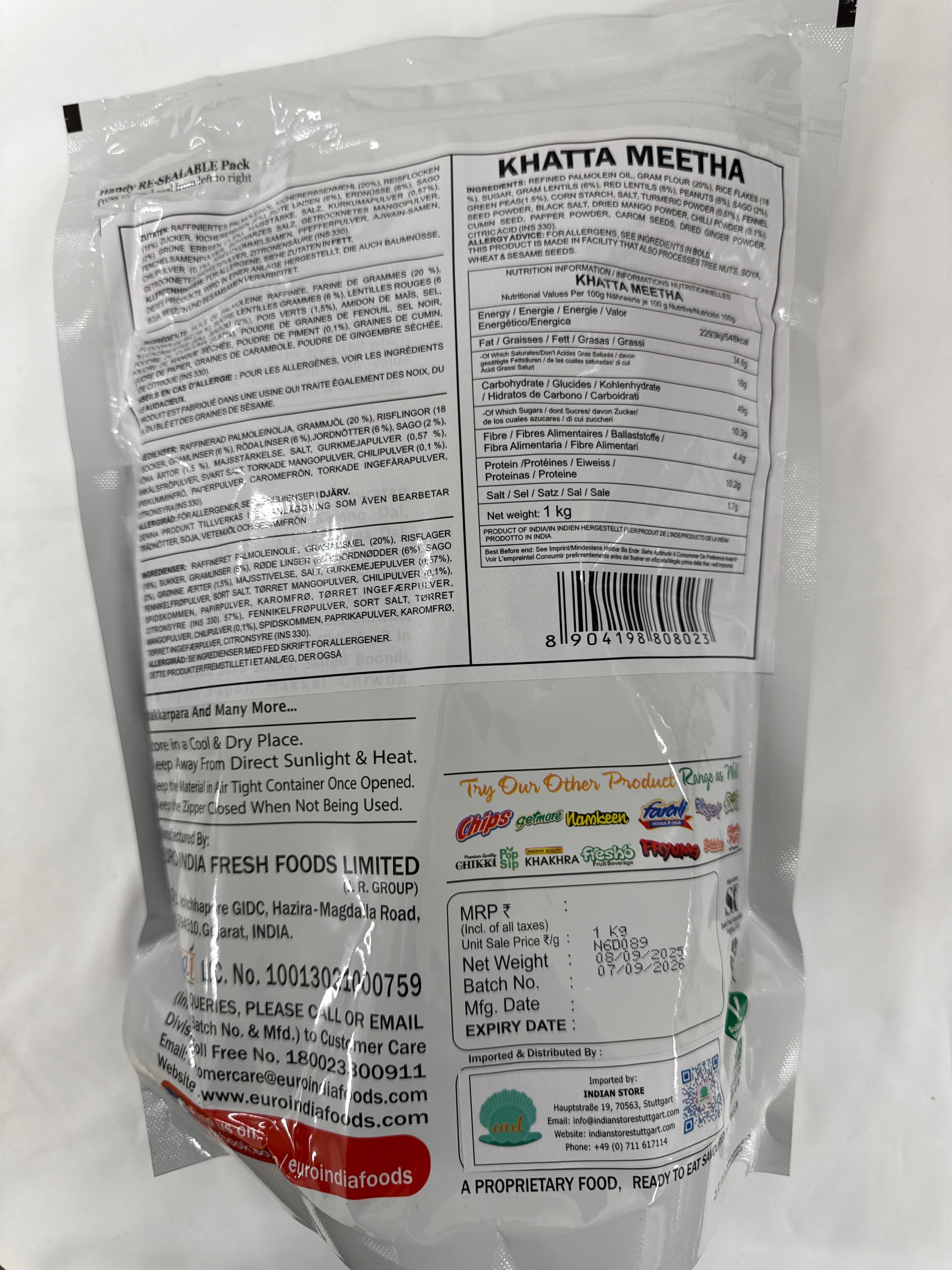 Euro Khatta Meetha - 1kg