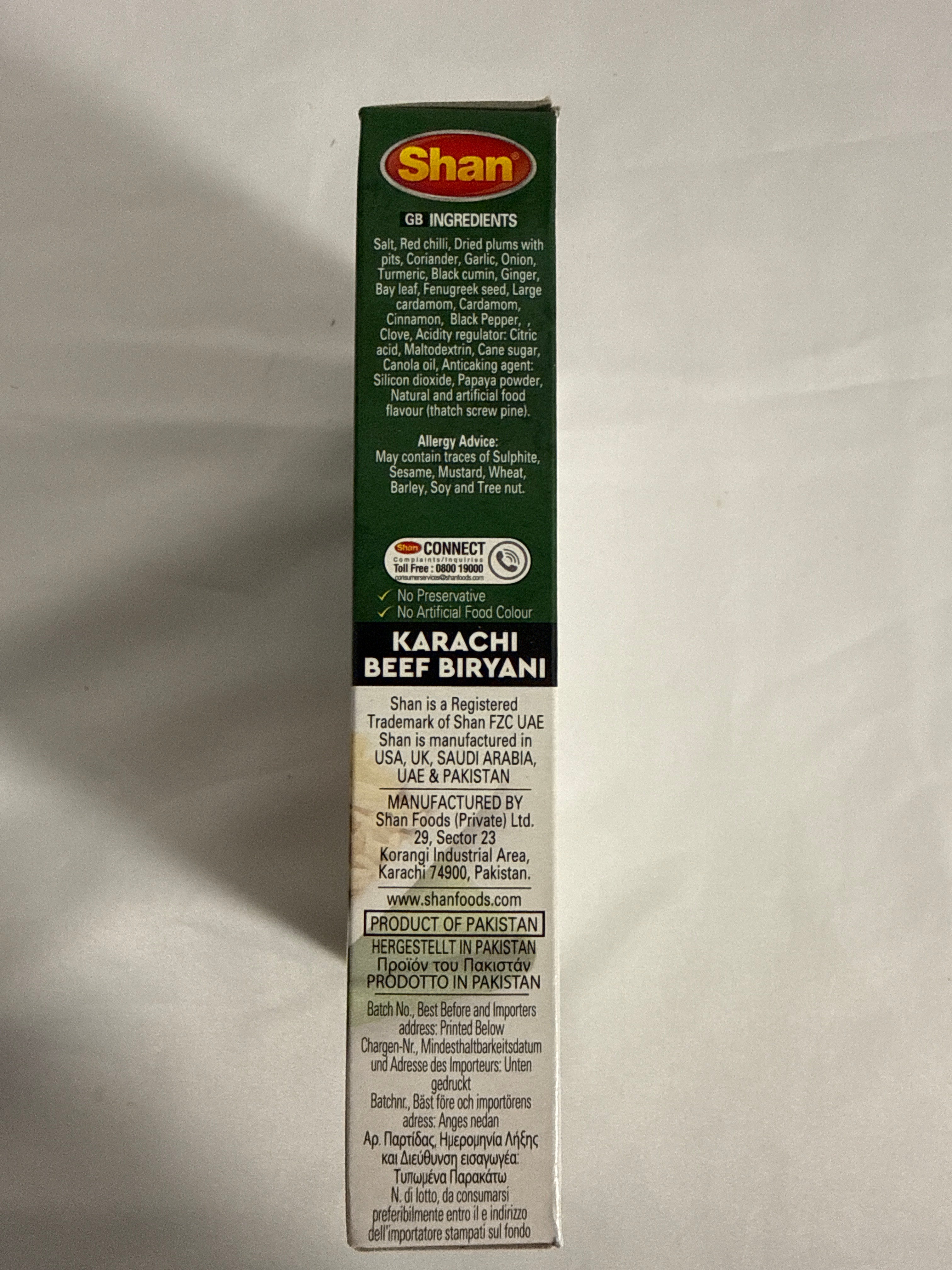 Shan Karachi Beef Biryani Masala 60g