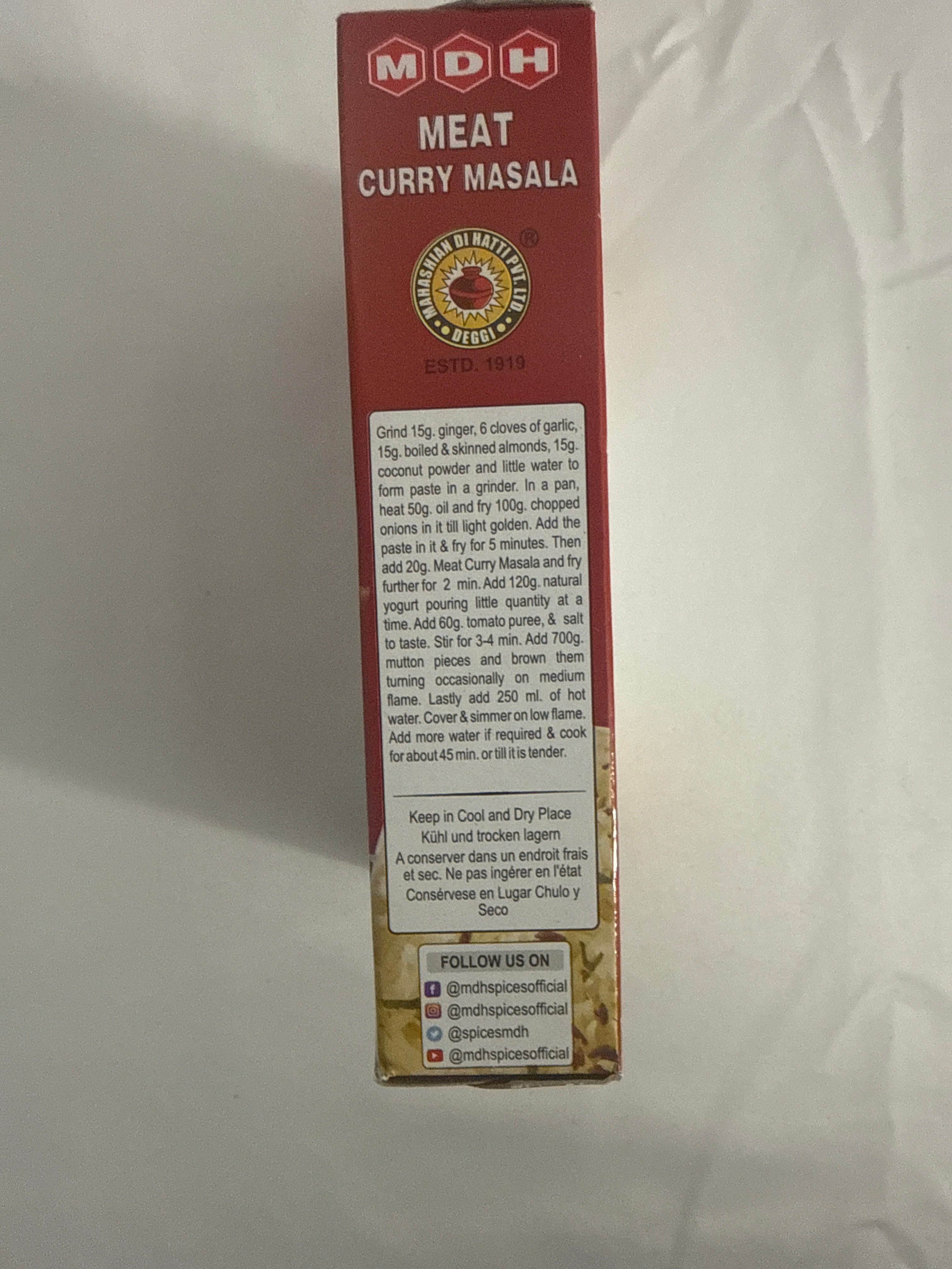 Mdh meat curry masala 100g