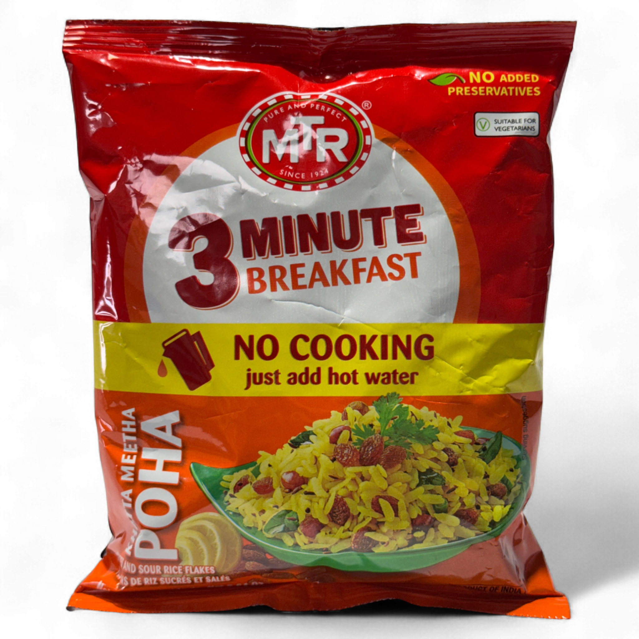 MTR 3 Minute Breakfast Khata Meetha Poha 160g