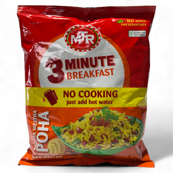 MTR 3 Minute Breakfast Khata Meetha Poha 160g