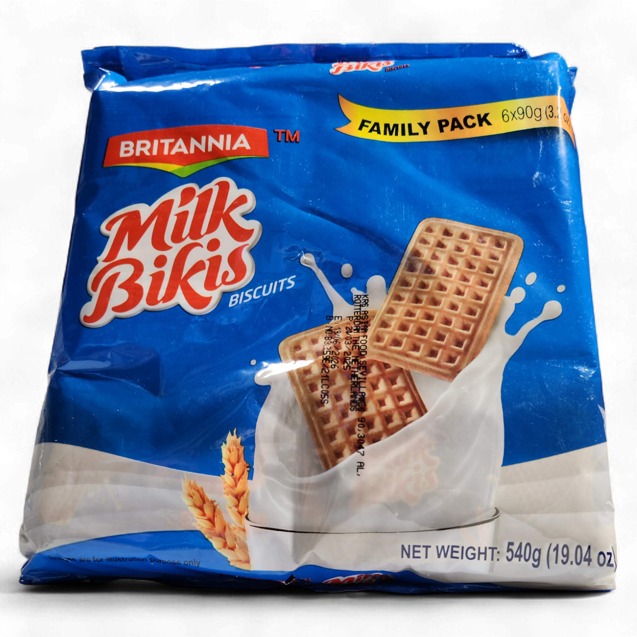 Britannia Milk Bikis Biscuits Family Pack 540g