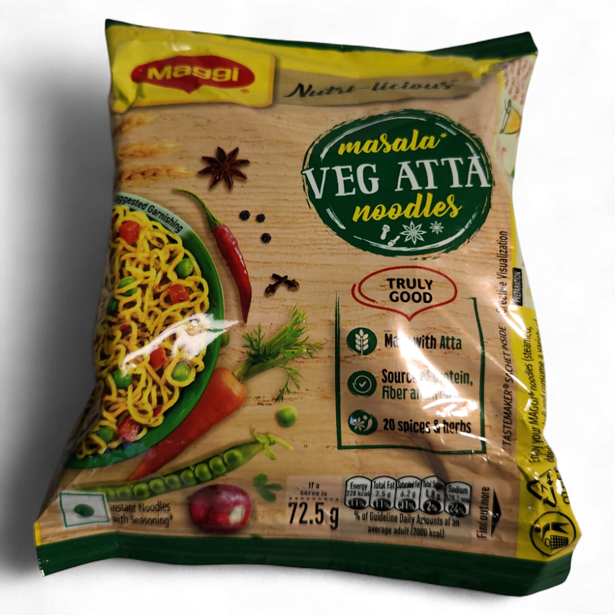 Maggi Masala Veg Atta Noodles