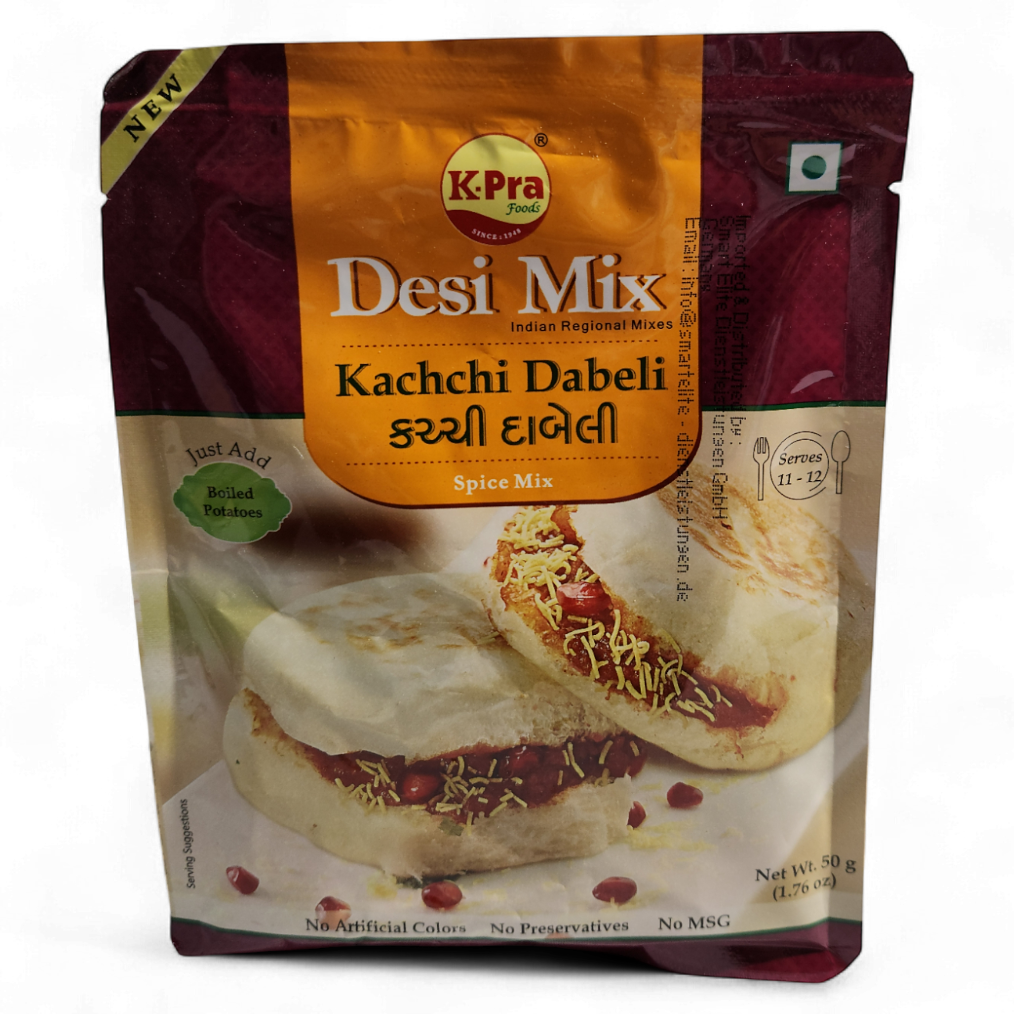 K-Pra Desi Mix Kachchi Dabeli / K-Pra Desi Mix Kachchi Dabeli