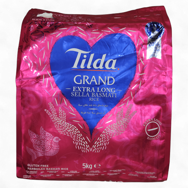 Tilda Grand Extra Long Sella Basmati Rice 5kg