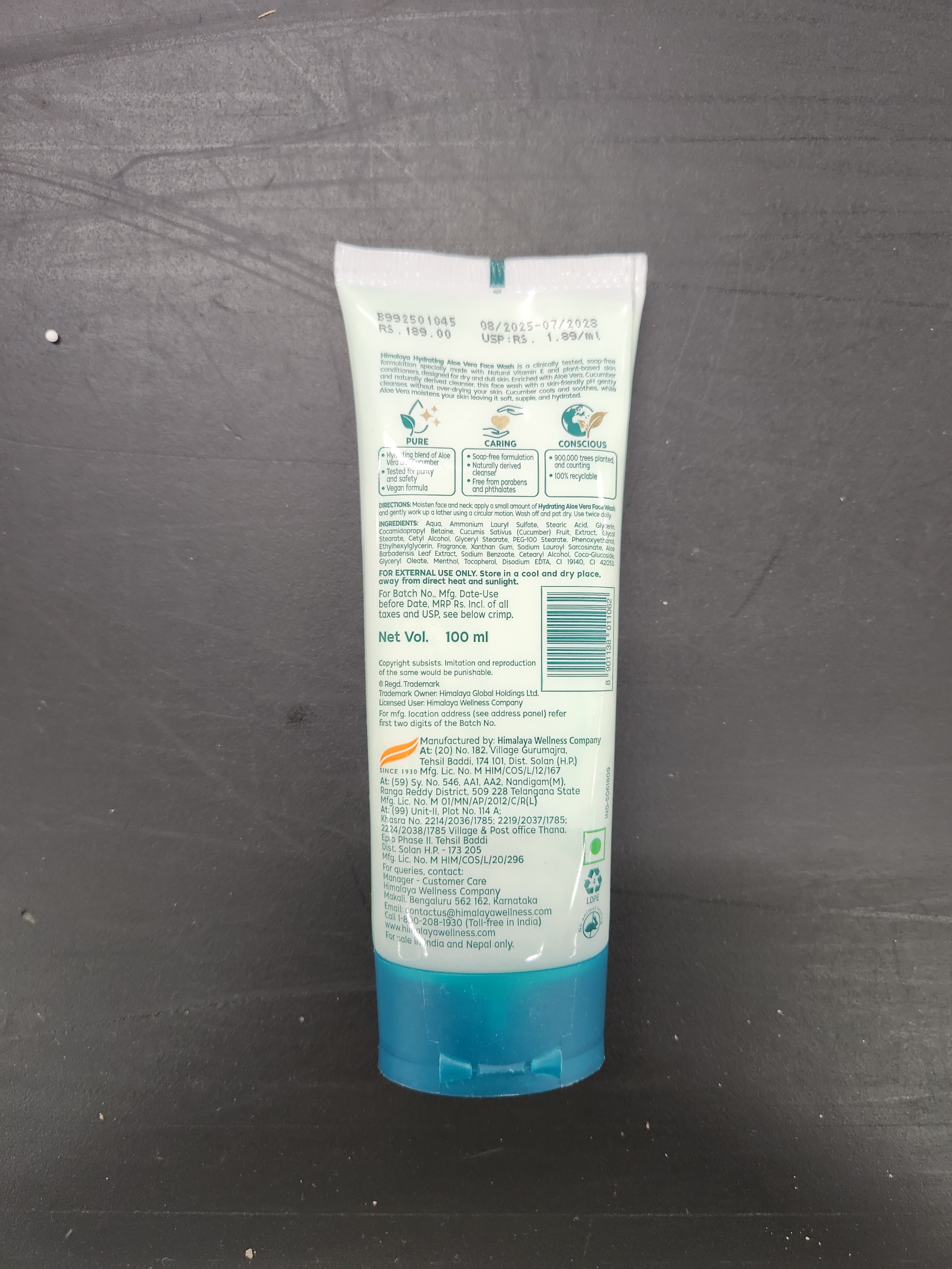 Himalaya Aloe Vera Face Wash